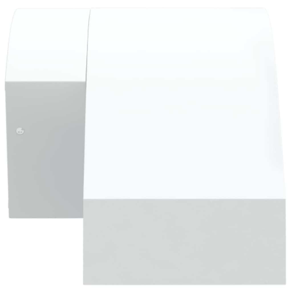Buitenwandlampen 2 st LED met sensors gegoten aluminium wit is nu te koop bij PeponiXL, paradijselijk wonen!