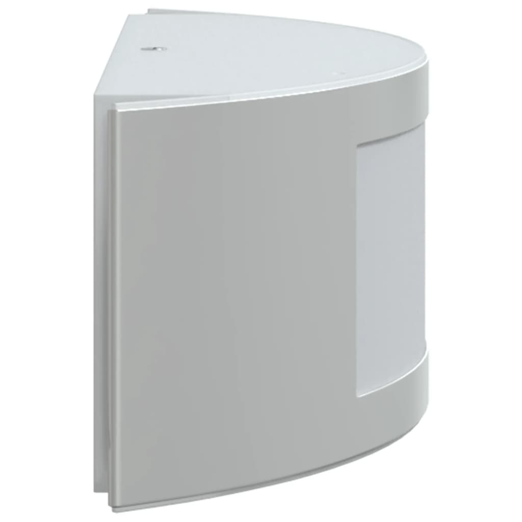 Buitenwandlampen 2 st roestvrij staal zilverkleurig is nu te koop bij PeponiXL, paradijselijk wonen!