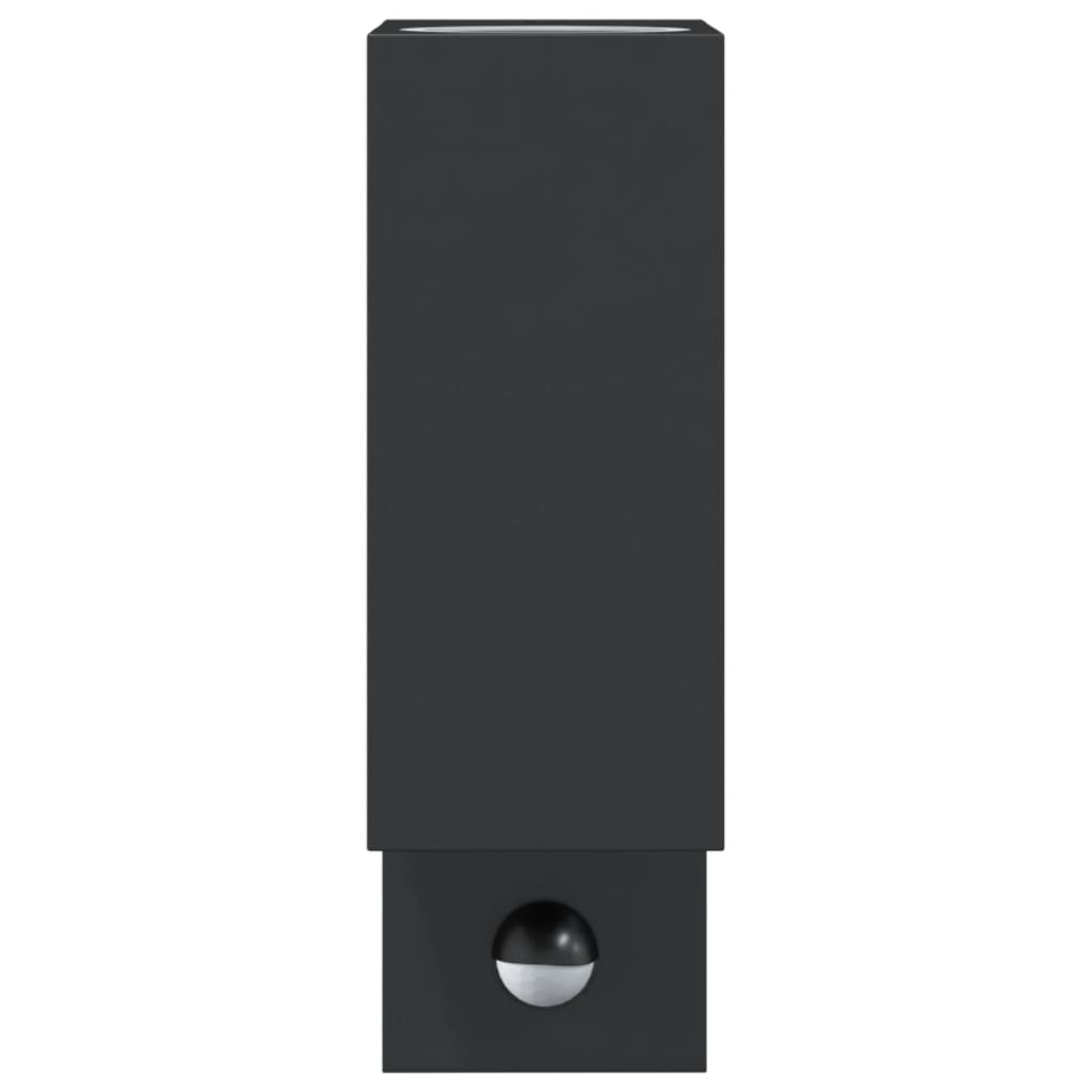 Buitenwandlamp met sensor gegoten aluminium zwart is nu te koop bij PeponiXL, paradijselijk wonen!