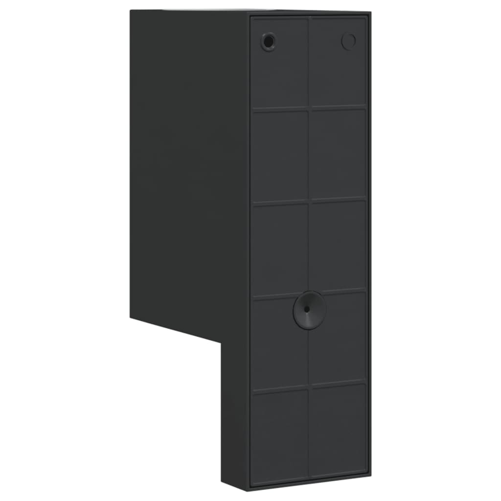 Buitenwandlamp met sensor gegoten aluminium zwart is nu te koop bij PeponiXL, paradijselijk wonen!
