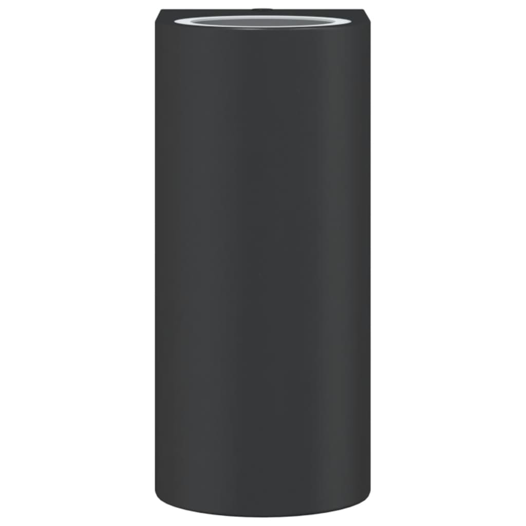 Buitenwandlampen 2 st gegoten aluminium zwart is nu te koop bij PeponiXL, paradijselijk wonen!