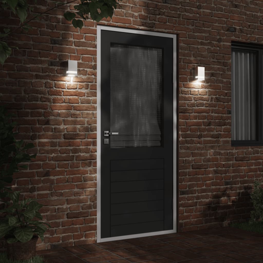 Buitenwandlamp roestvrij staal zilverkleurig is nu te koop bij PeponiXL, paradijselijk wonen!