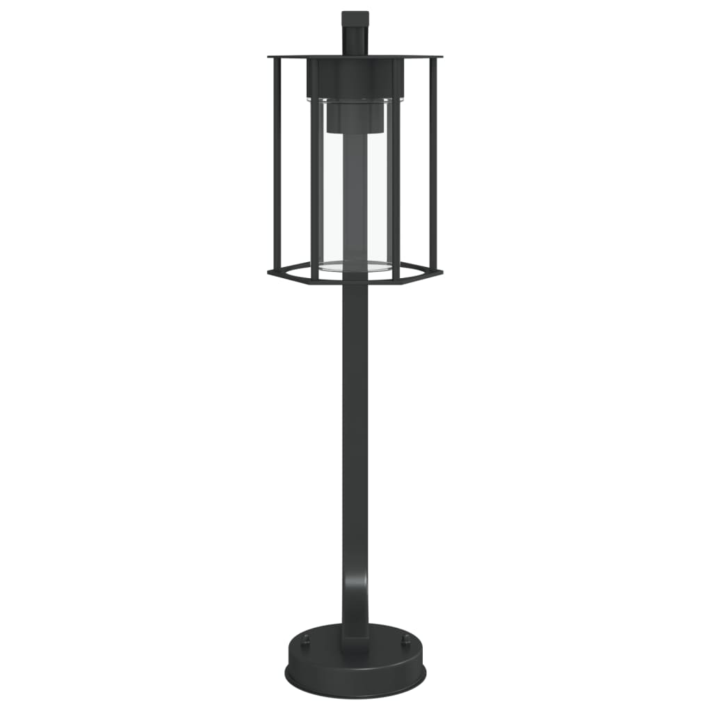 Vloerlamp voor buiten 3 st 60 cm roestvrij staal zwart is nu te koop bij PeponiXL, paradijselijk wonen!
