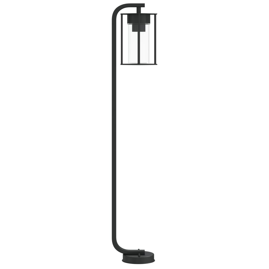 Vloerlamp voor buiten 100 cm roestvrij staal zwart is nu te koop bij PeponiXL, paradijselijk wonen!