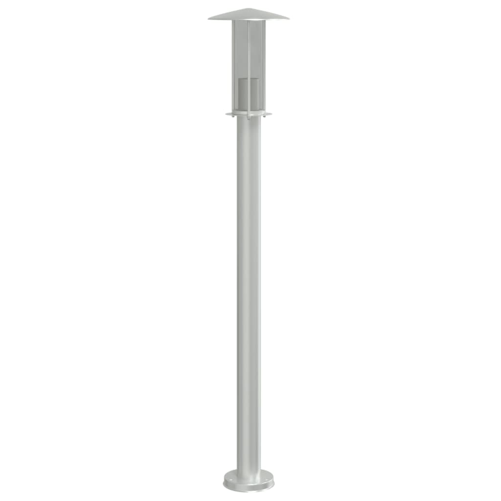 Vloerlamp voor buiten 3 st 100 cm roestvrij staal zilverkleurig is nu te koop bij PeponiXL, paradijselijk wonen!