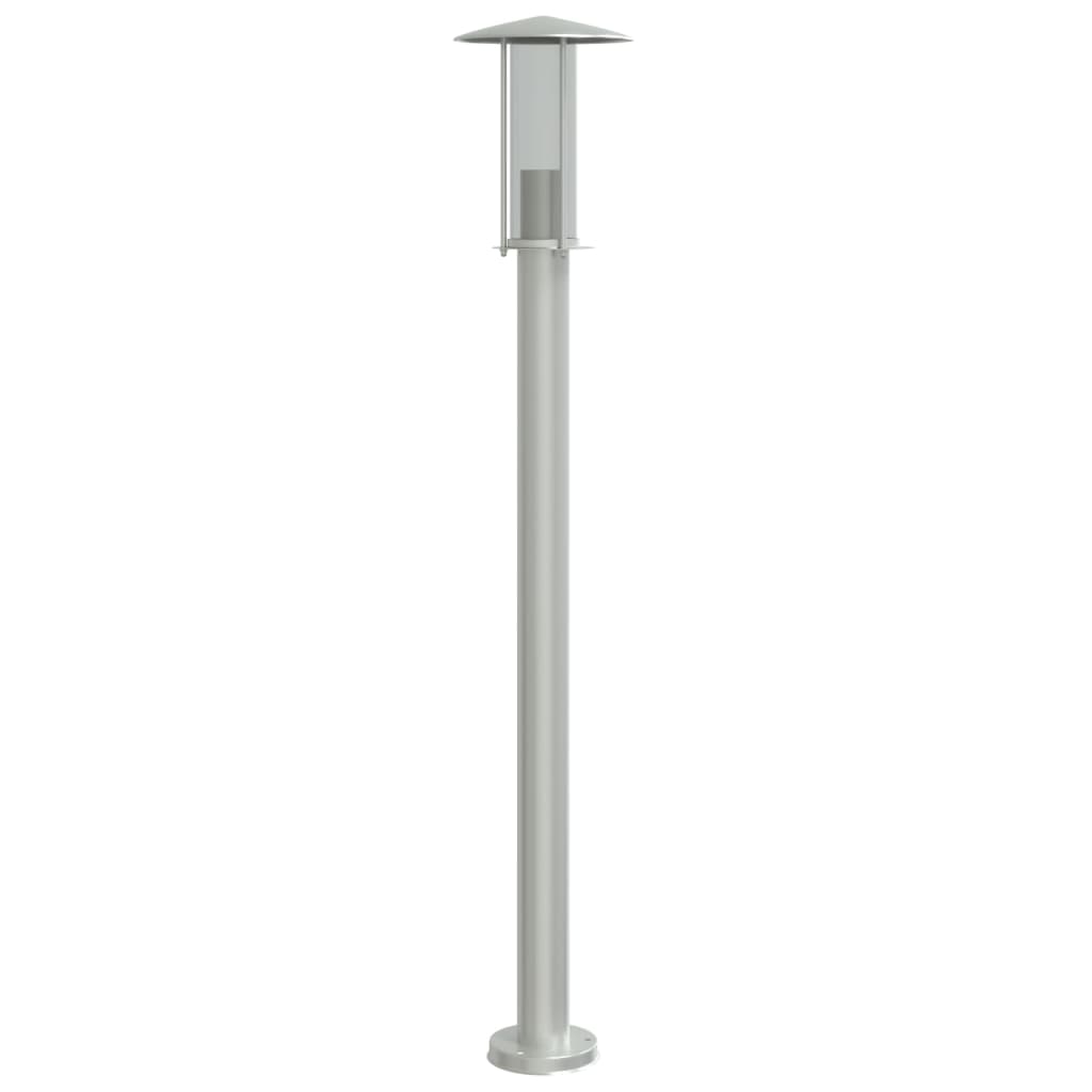 Vloerlamp voor buiten 3 st 100 cm roestvrij staal zilverkleurig is nu te koop bij PeponiXL, paradijselijk wonen!