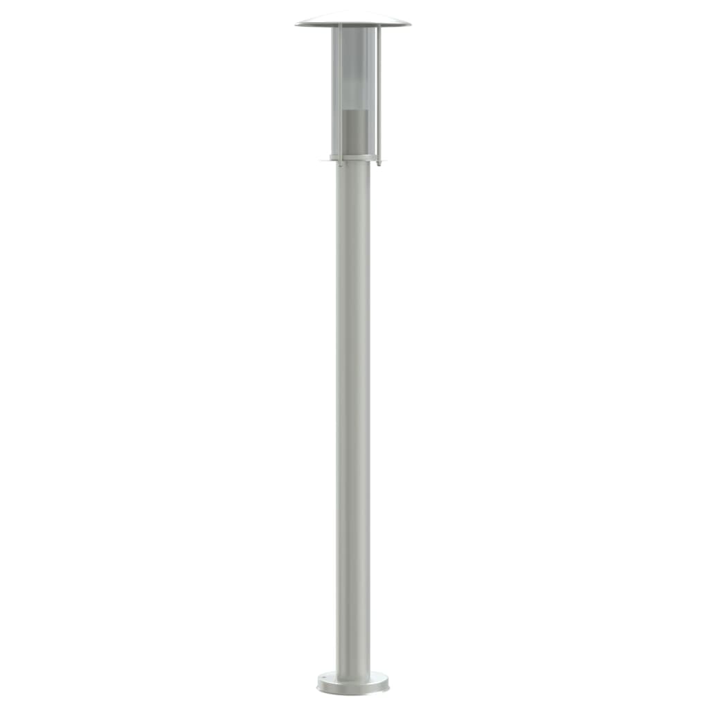 Vloerlamp voor buiten 3 st 100 cm roestvrij staal zilverkleurig is nu te koop bij PeponiXL, paradijselijk wonen!