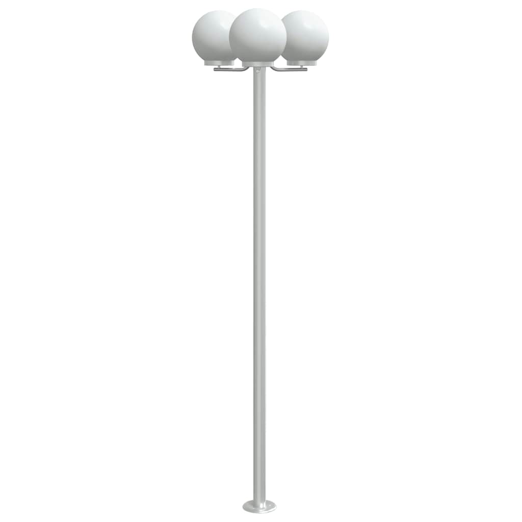 Vloerlamp voor buiten 2 st 215 cm roestvrij staal zilverkleurig is nu te koop bij PeponiXL, paradijselijk wonen!