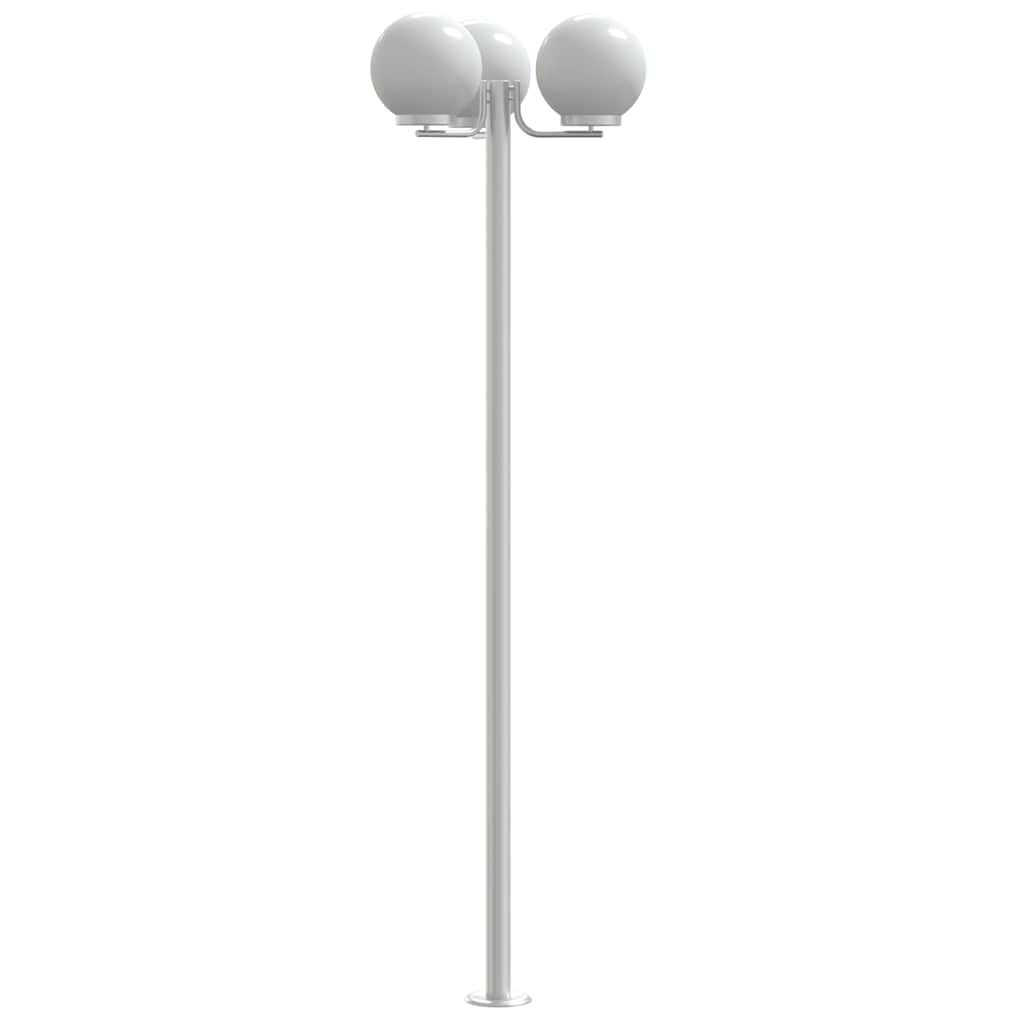 Vloerlamp voor buiten 2 st 215 cm roestvrij staal zilverkleurig is nu te koop bij PeponiXL, paradijselijk wonen!