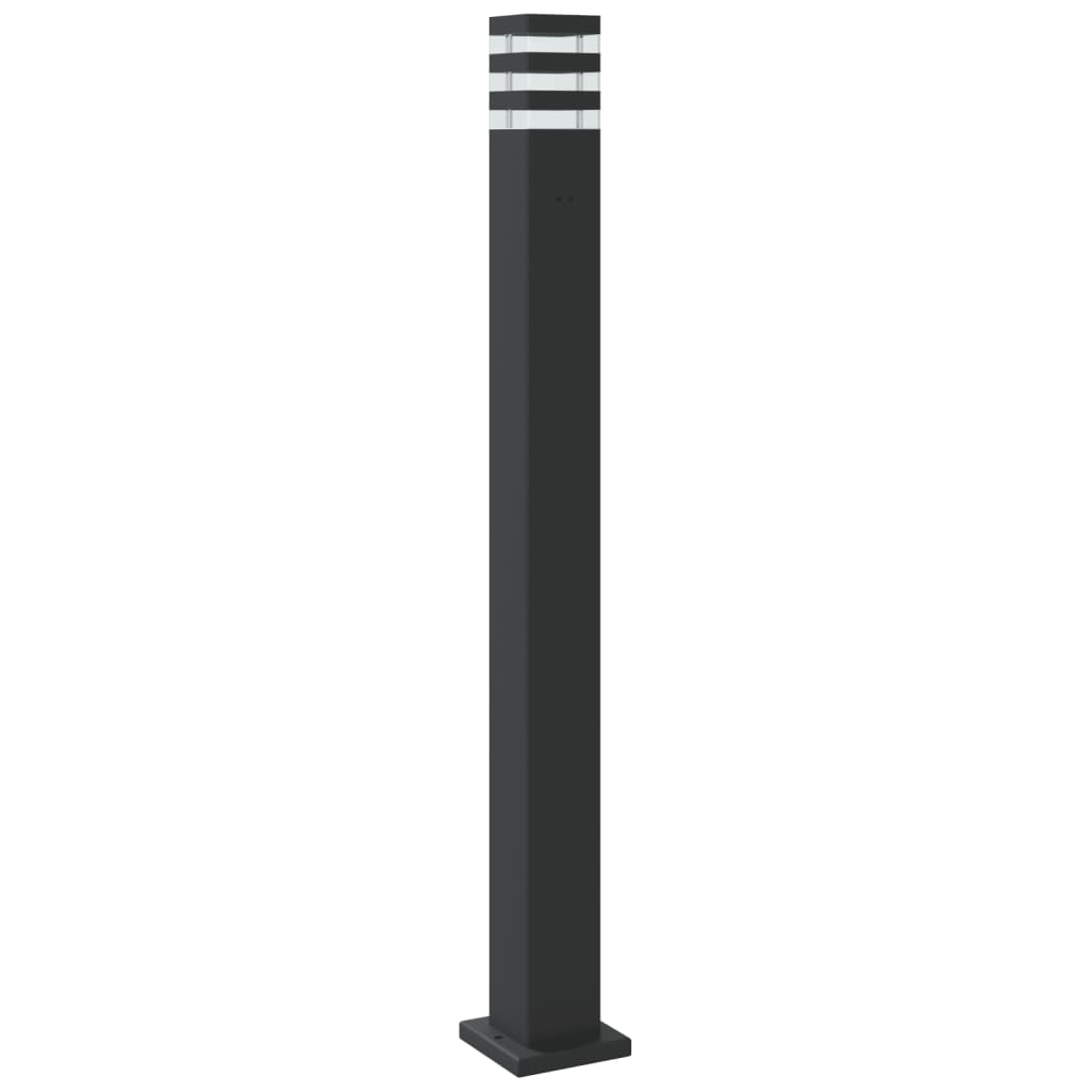 Vloerlampen voor buiten 3 st 110 cm aluminium zwart is nu te koop bij PeponiXL, paradijselijk wonen!
