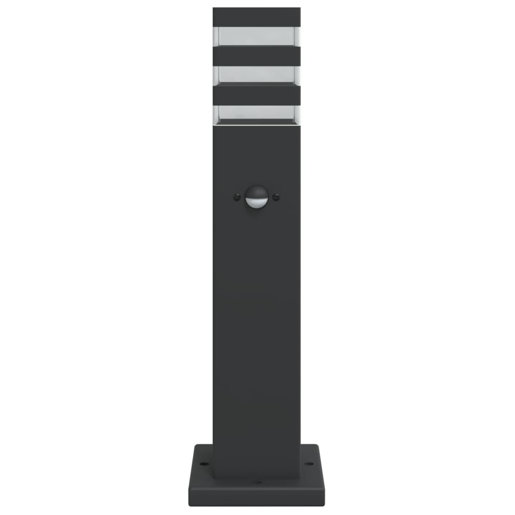 Vloerlampen voor buiten met sensor 50 cm aluminium zwart is nu te koop bij PeponiXL, paradijselijk wonen!