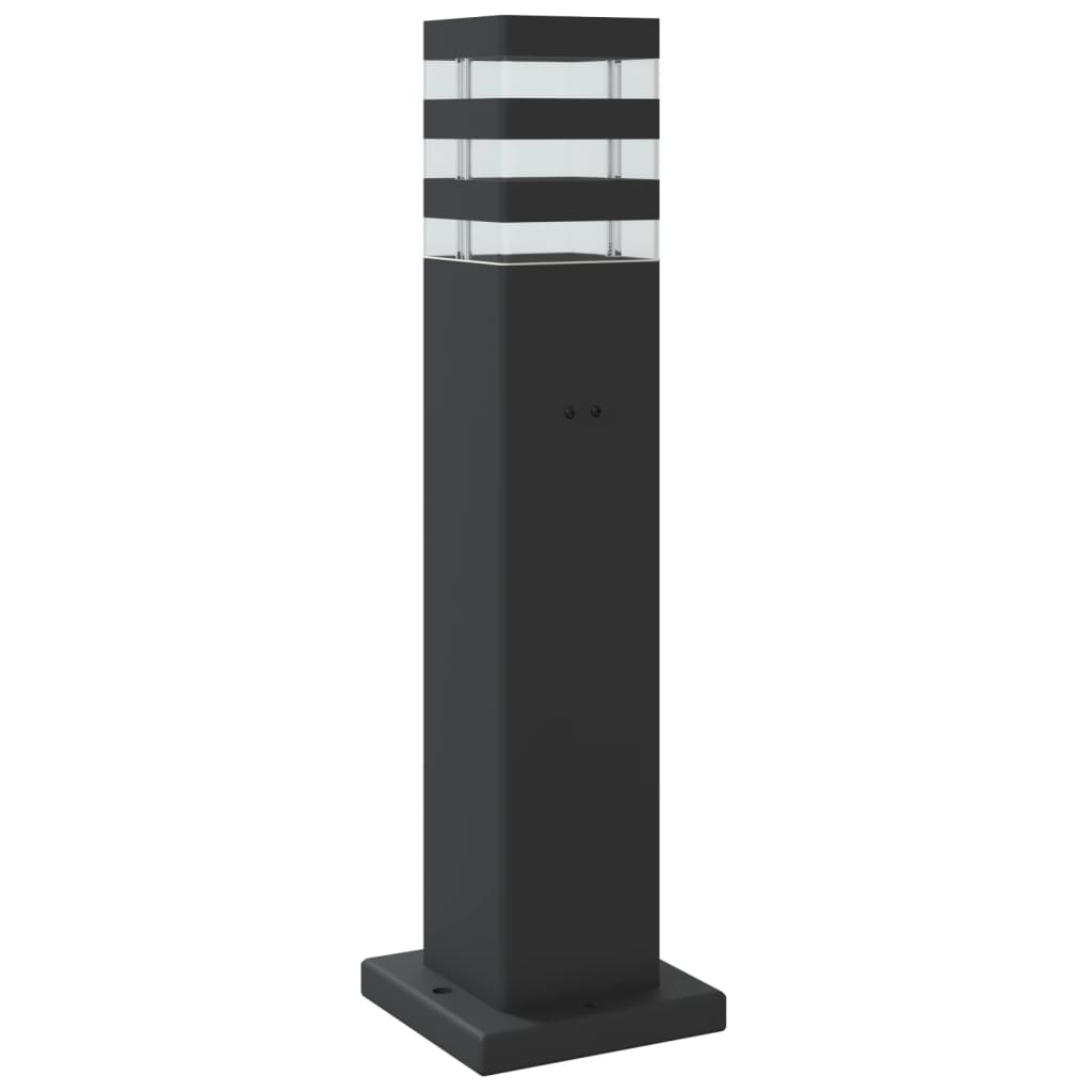 Vloerlampen voor buiten met sensor 50 cm aluminium zwart is nu te koop bij PeponiXL, paradijselijk wonen!