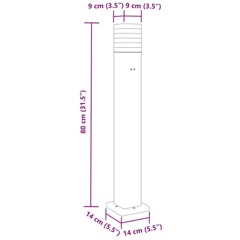 Buitenvloerlampen 3 st met stopcontact 80 cm aluminium zwart is nu te koop bij PeponiXL, paradijselijk wonen!