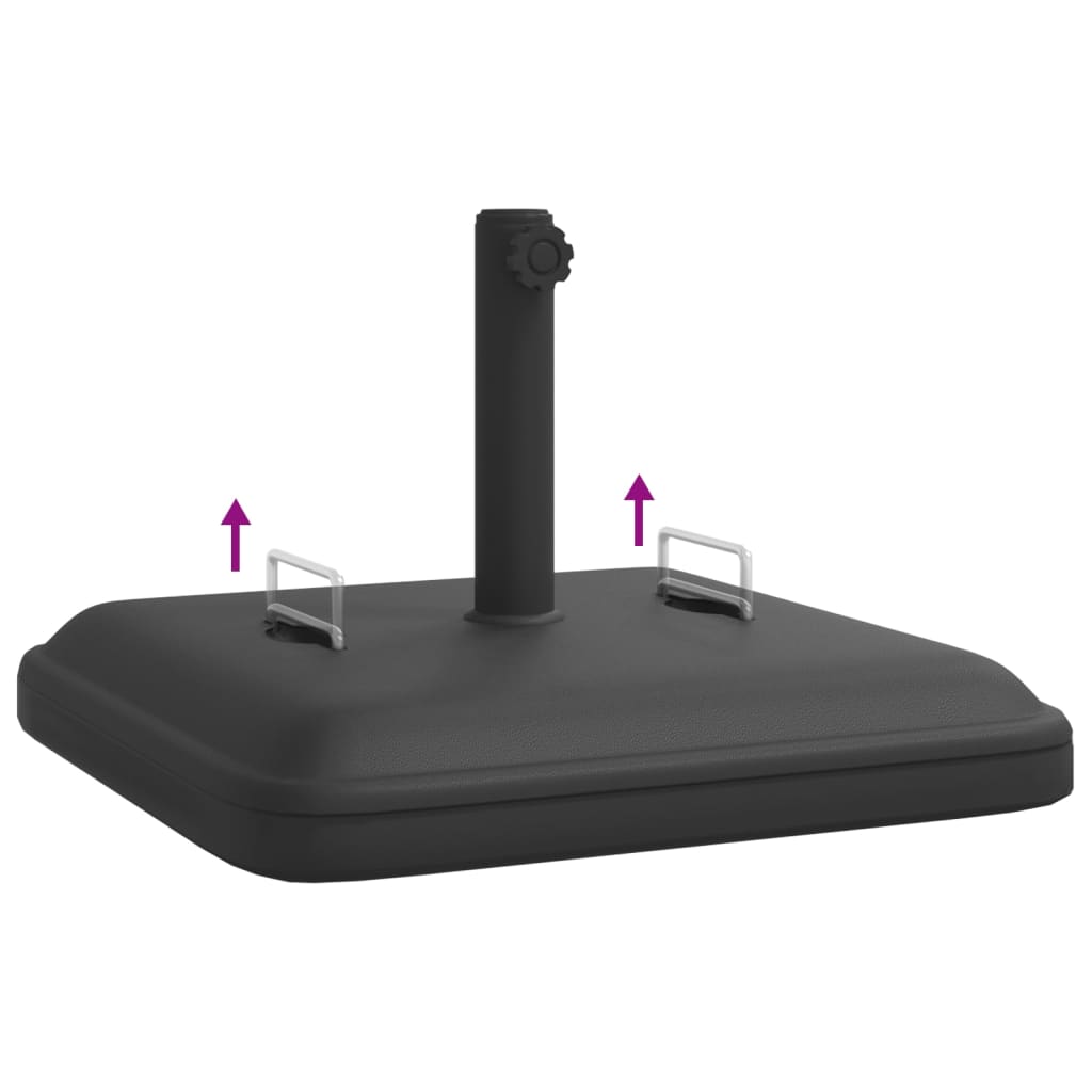 Parasolvoet met handvatten voor stok Ø38 / 48 mm 27 kg vierkant is nu te koop bij PeponiXL, paradijselijk wonen!