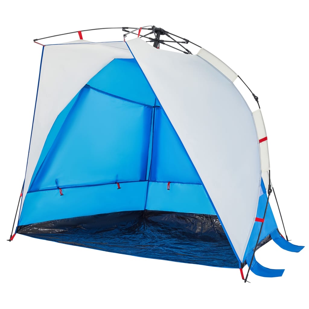 Strandtent 2-persoons waterdicht snelontgrendeling azuurblauw is nu te koop bij PeponiXL, paradijselijk wonen!