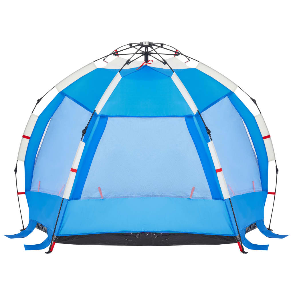 Strandtent 2-persoons waterdicht snelontgrendeling azuurblauw is nu te koop bij PeponiXL, paradijselijk wonen!