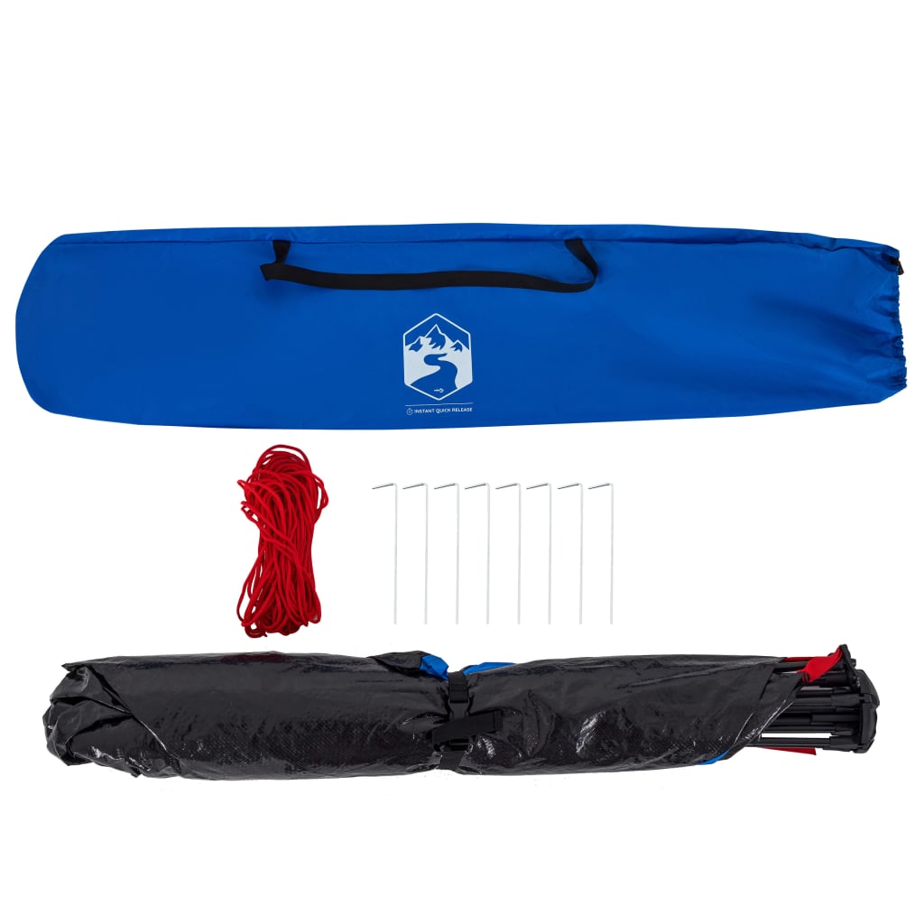 Strandtent 2-persoons waterdicht snelontgrendeling azuurblauw is nu te koop bij PeponiXL, paradijselijk wonen!