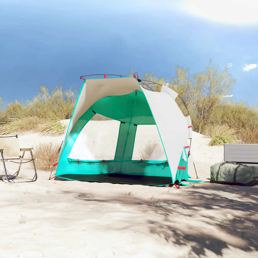 strandtent 2-persoons waterdicht snelontgrendeling zeegroen is nu te koop bij PeponiXL, paradijselijk wonen!