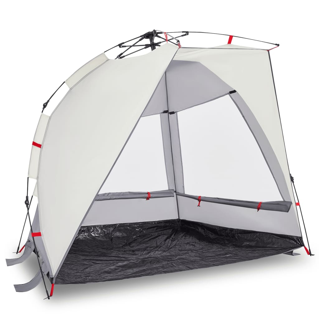Strandtent 2-persoons waterdicht snelontgrendeling grijs is nu te koop bij PeponiXL, paradijselijk wonen!