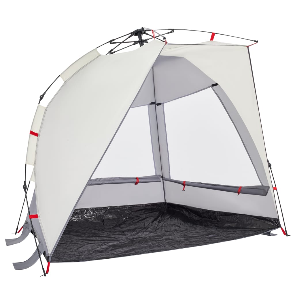 Strandtent 2-persoons waterdicht snelontgrendeling grijs is nu te koop bij PeponiXL, paradijselijk wonen!