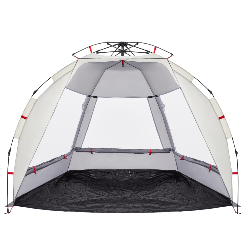 Strandtent 2-persoons waterdicht snelontgrendeling grijs is nu te koop bij PeponiXL, paradijselijk wonen!
