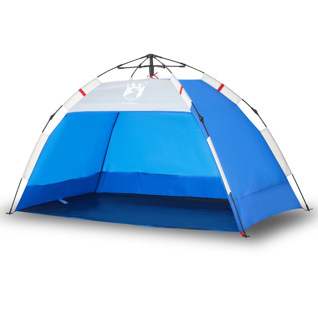 Strandtent 2-persoons waterdicht snelontgrendeling azuurblauw is nu te koop bij PeponiXL, paradijselijk wonen!