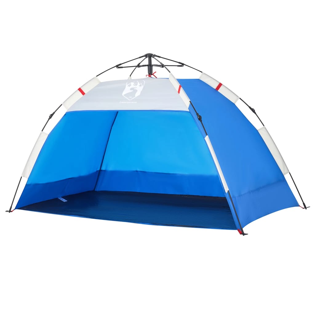 Strandtent 2-persoons waterdicht snelontgrendeling azuurblauw is nu te koop bij PeponiXL, paradijselijk wonen!