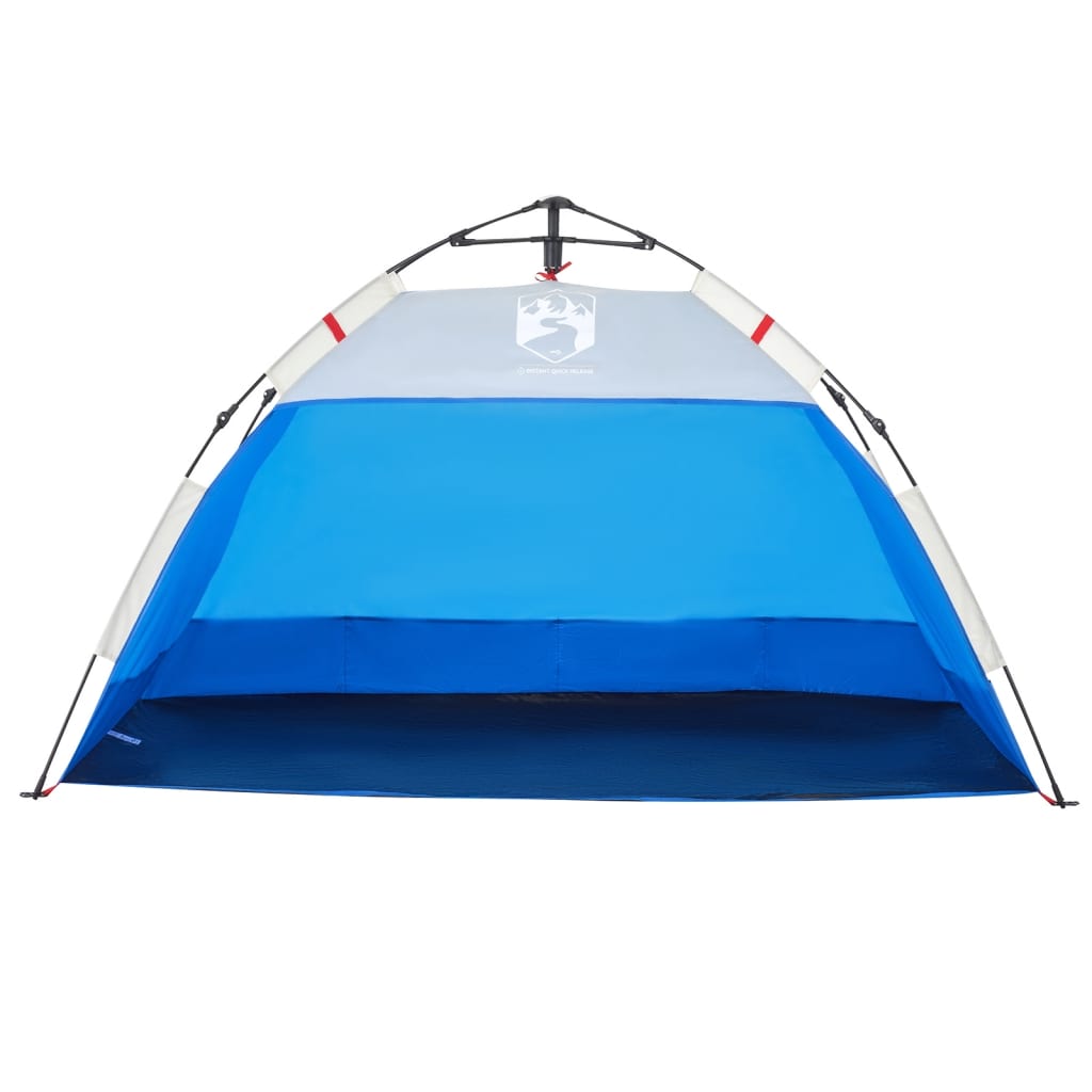 Strandtent 2-persoons waterdicht snelontgrendeling azuurblauw is nu te koop bij PeponiXL, paradijselijk wonen!