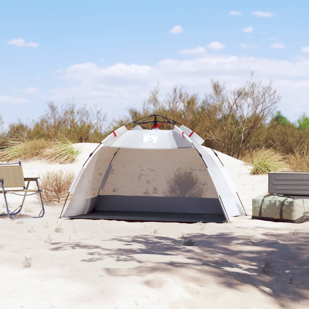 strandtent 2-persoons waterdicht snelontgrendeling grijs is nu te koop bij PeponiXL, paradijselijk wonen!