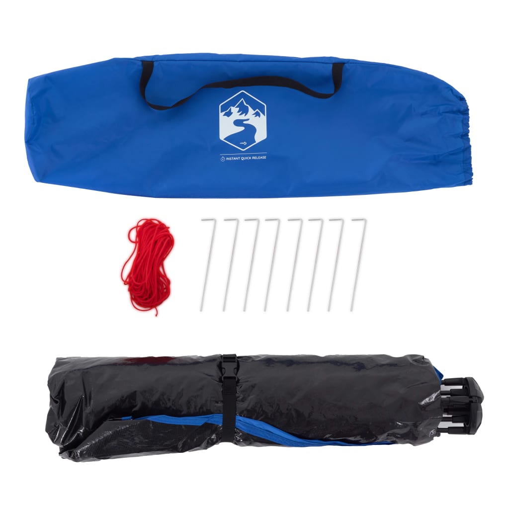 Strandtent 2-persoons waterdicht snelontgrendeling azuurblauw is nu te koop bij PeponiXL, paradijselijk wonen!