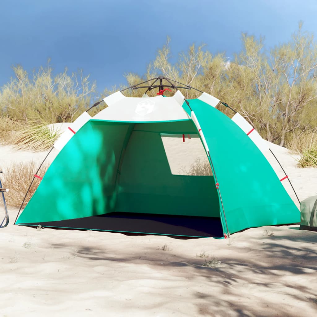 strandtent 2-persoons waterdicht snelontgrendeling zeegroen is nu te koop bij PeponiXL, paradijselijk wonen!