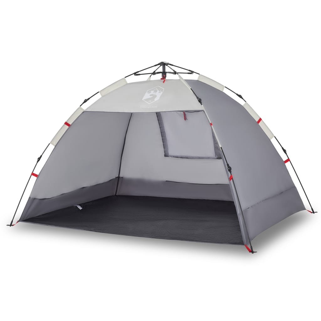 Strandtent 2-persoons waterdicht snelontgrendeling grijs is nu te koop bij PeponiXL, paradijselijk wonen!