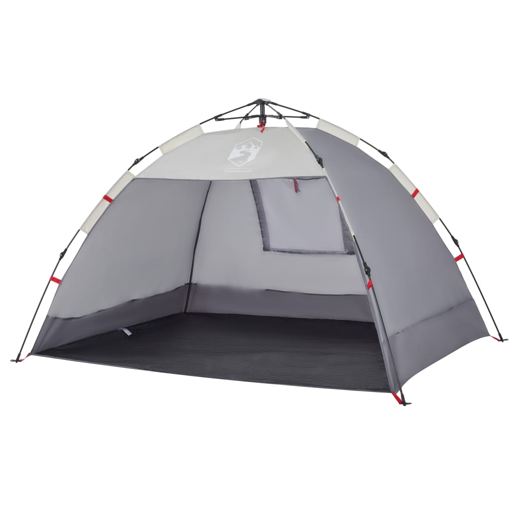 Strandtent 2-persoons waterdicht snelontgrendeling grijs is nu te koop bij PeponiXL, paradijselijk wonen!