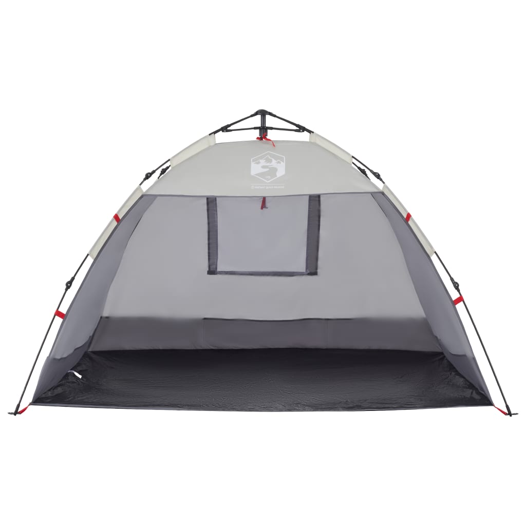 Strandtent 2-persoons waterdicht snelontgrendeling grijs is nu te koop bij PeponiXL, paradijselijk wonen!
