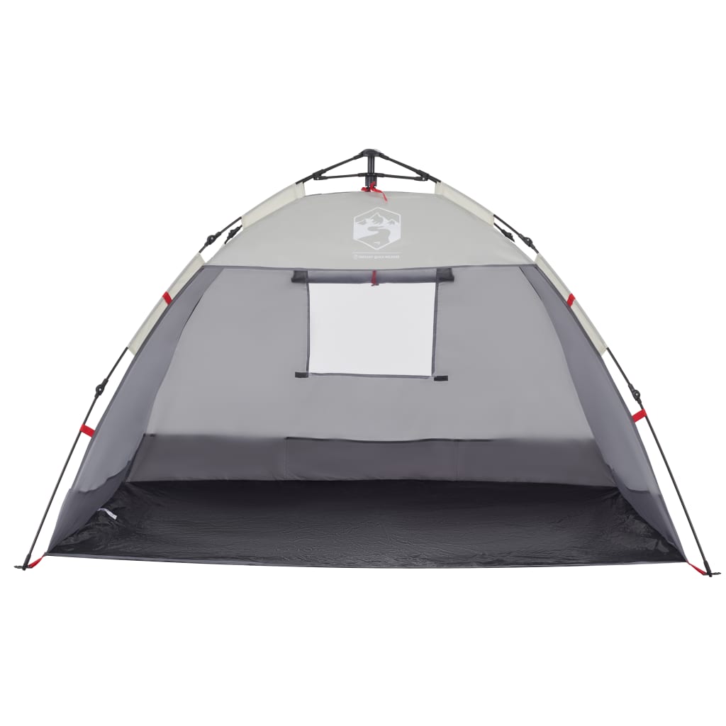 Strandtent 2-persoons waterdicht snelontgrendeling grijs is nu te koop bij PeponiXL, paradijselijk wonen!