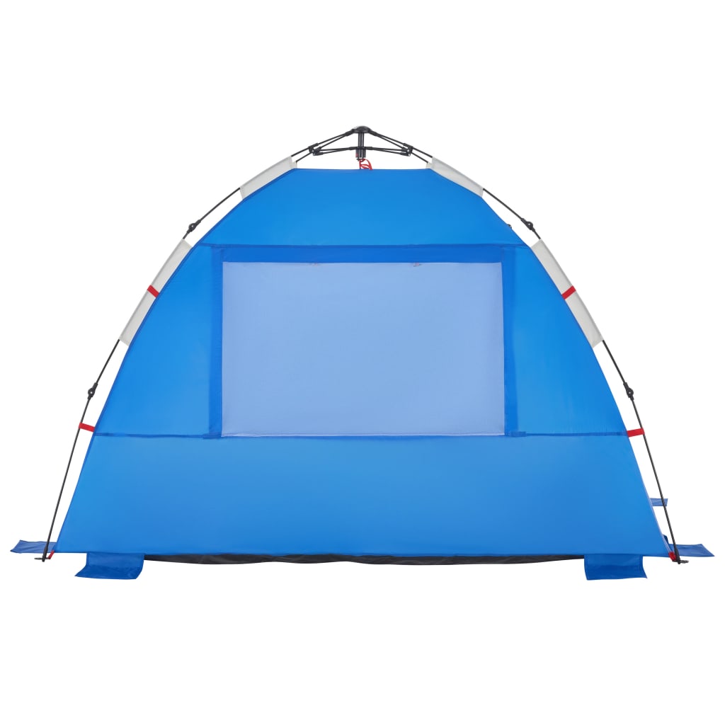 Strandtent 2-persoons waterdicht snelontgrendeling azuurblauw is nu te koop bij PeponiXL, paradijselijk wonen!