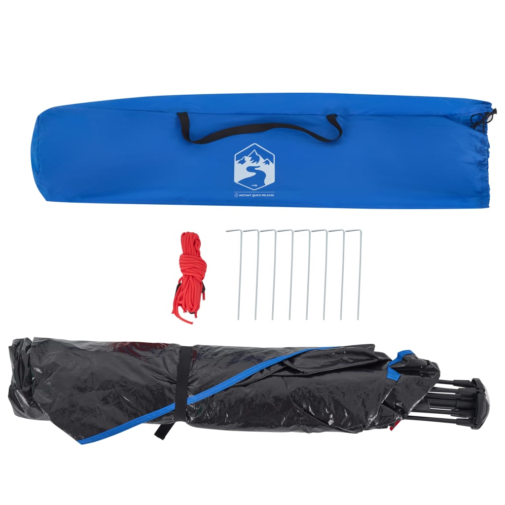 Strandtent 2-persoons waterdicht snelontgrendeling azuurblauw is nu te koop bij PeponiXL, paradijselijk wonen!