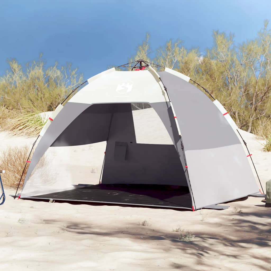Strandtent 2-persoons waterdicht snelontgrendeling grijs is nu te koop bij PeponiXL, paradijselijk wonen!