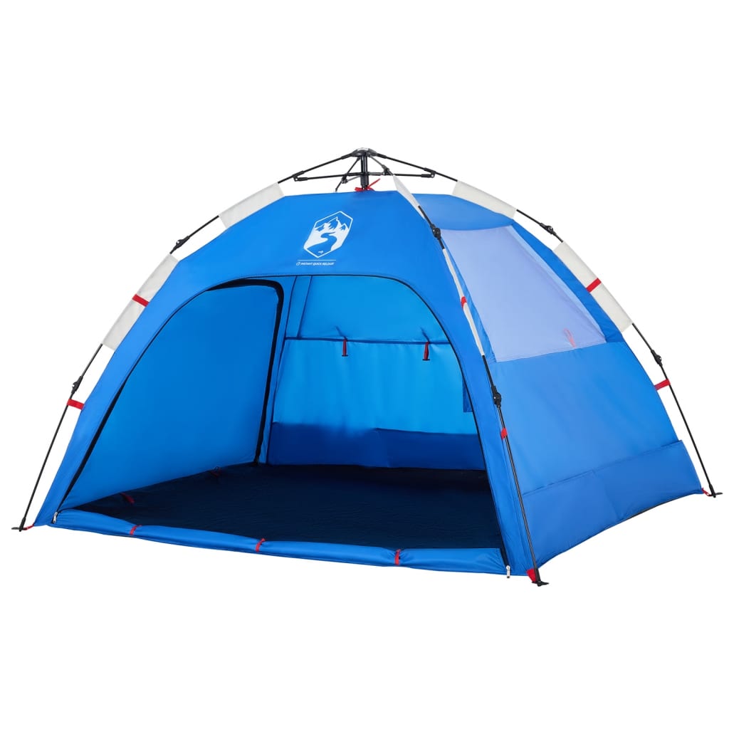 Strandtent 2-persoons waterdicht snelontgrendeling azuurblauw is nu te koop bij PeponiXL, paradijselijk wonen!