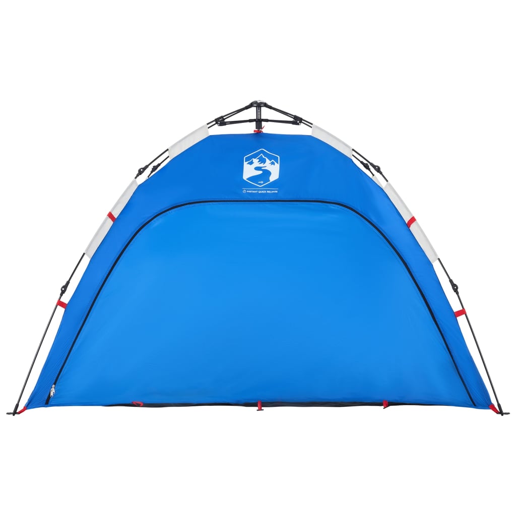 Strandtent 2-persoons waterdicht snelontgrendeling azuurblauw is nu te koop bij PeponiXL, paradijselijk wonen!