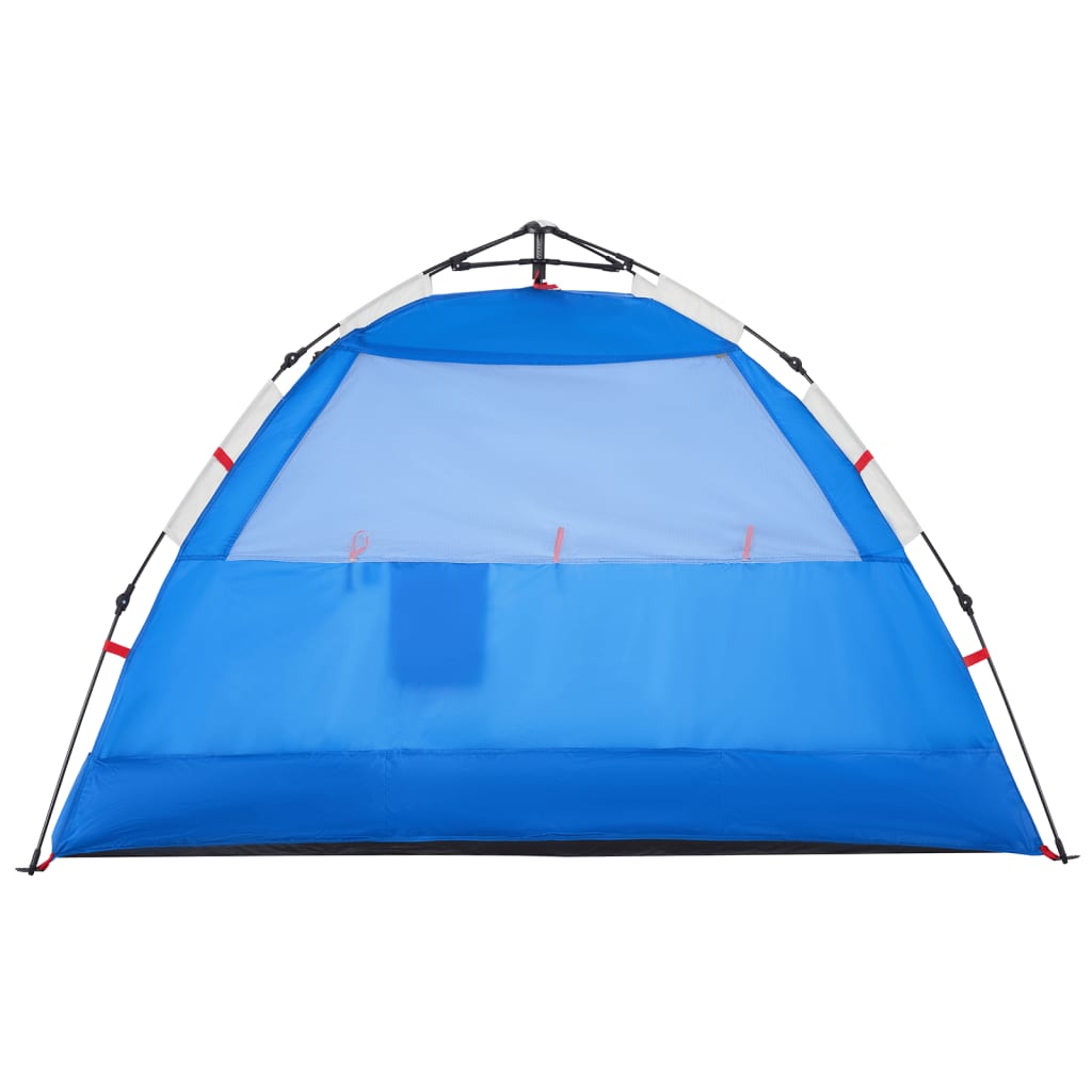 Strandtent 2-persoons waterdicht snelontgrendeling azuurblauw is nu te koop bij PeponiXL, paradijselijk wonen!