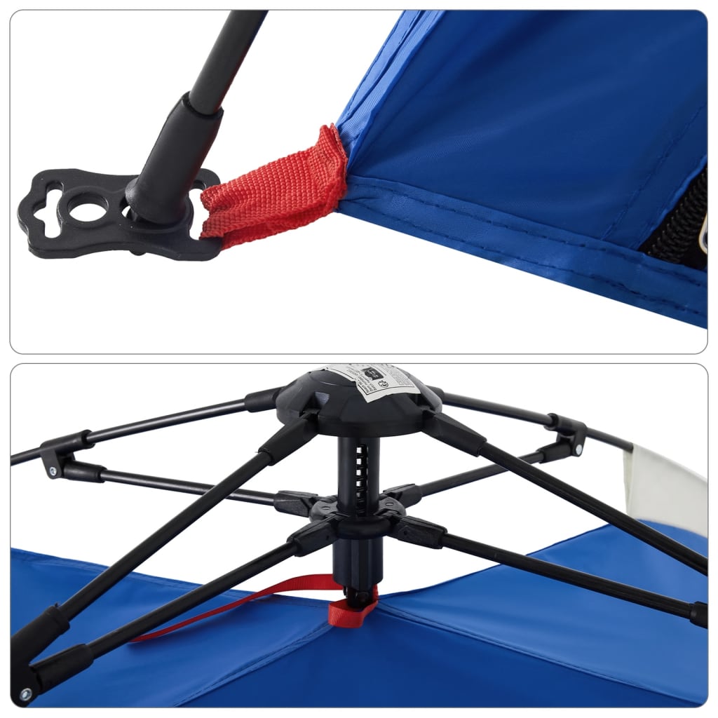 Strandtent 2-persoons waterdicht snelontgrendeling azuurblauw is nu te koop bij PeponiXL, paradijselijk wonen!