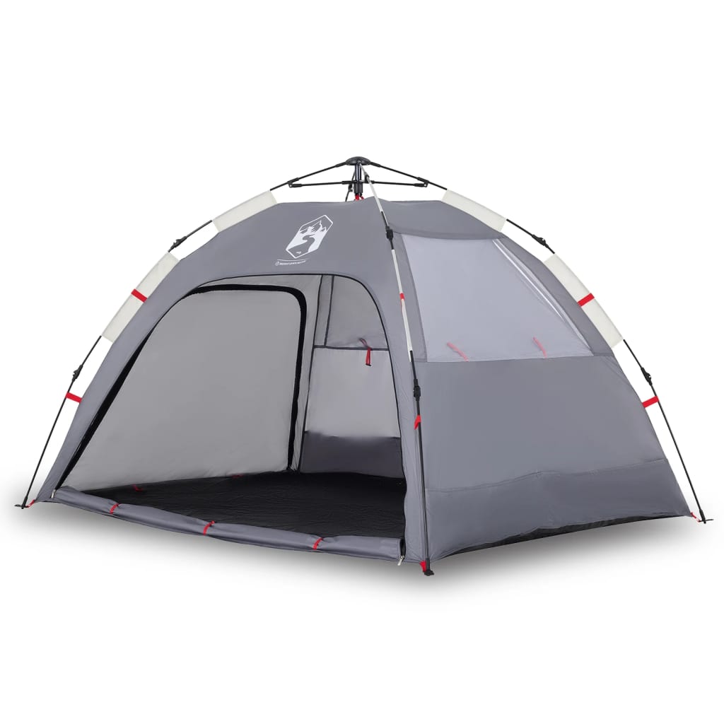 Strandtent 2-persoons waterdicht snelontgrendeling grijs is nu te koop bij PeponiXL, paradijselijk wonen!