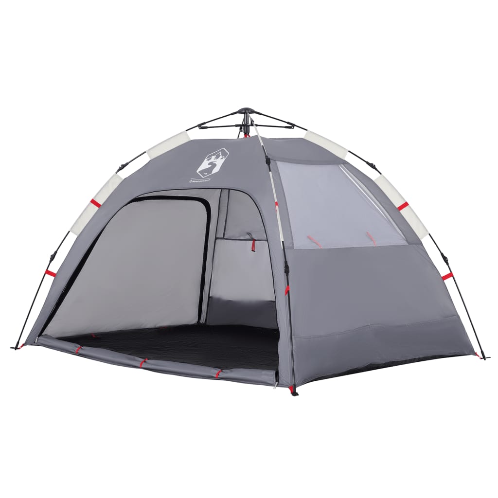 Strandtent 2-persoons waterdicht snelontgrendeling grijs is nu te koop bij PeponiXL, paradijselijk wonen!