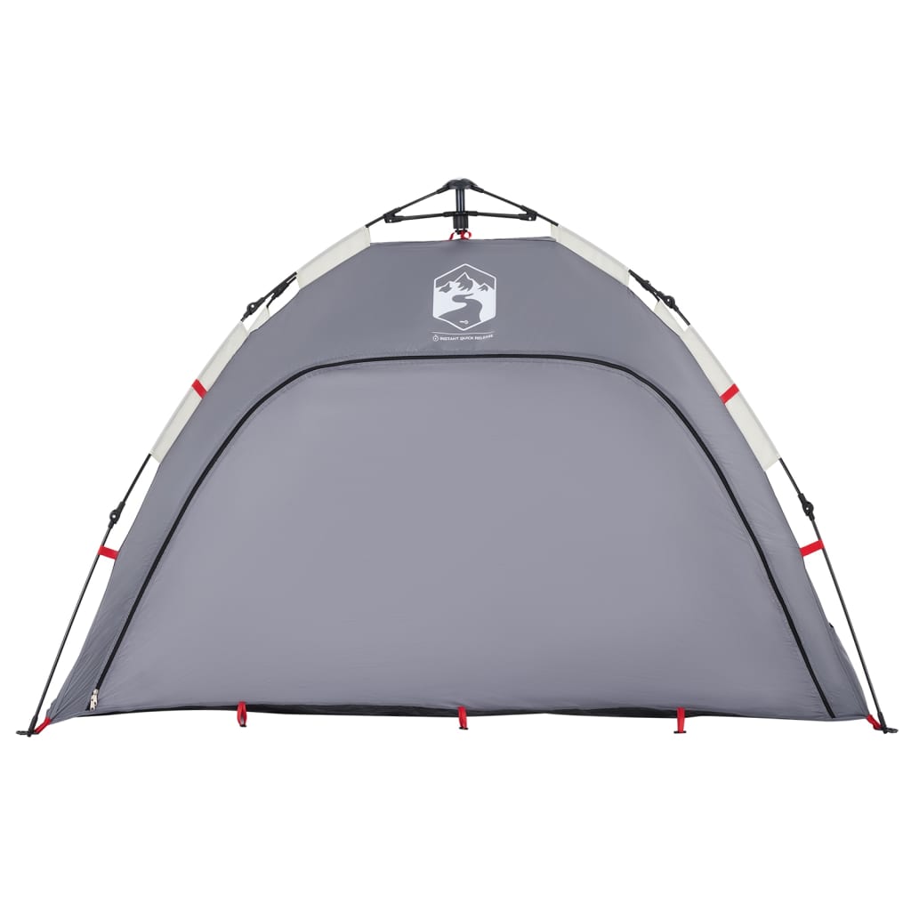 Strandtent 2-persoons waterdicht snelontgrendeling grijs is nu te koop bij PeponiXL, paradijselijk wonen!