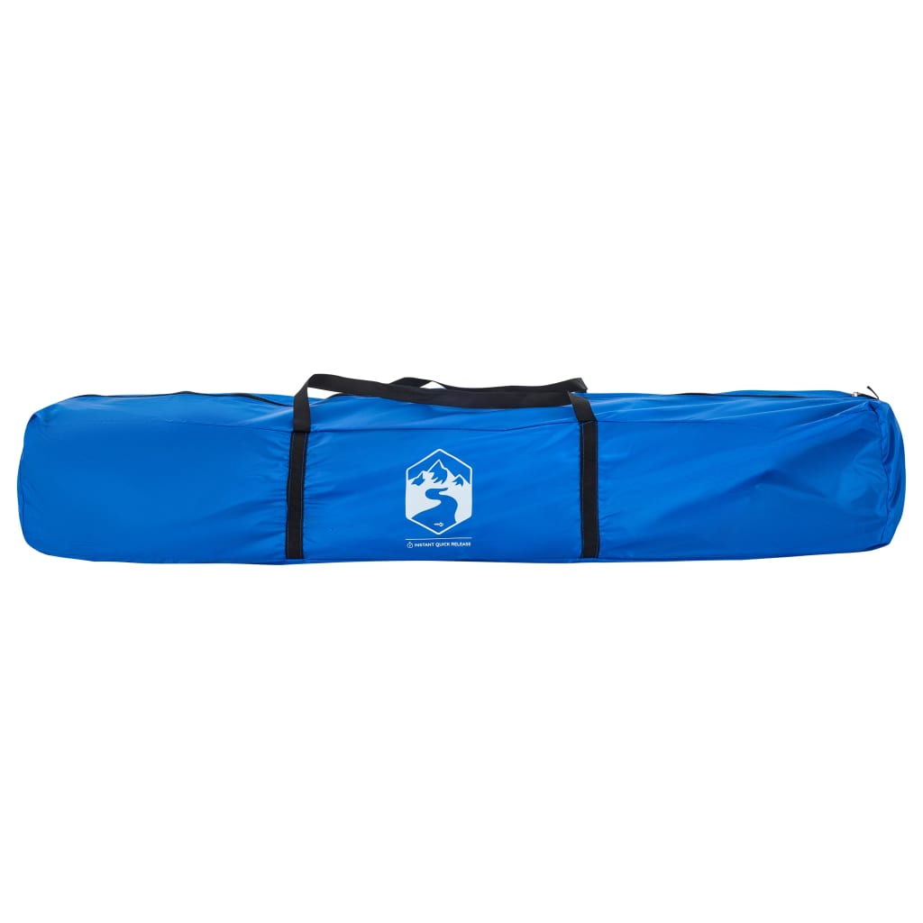 Strandtent 4-persoons waterdicht snelontgrendeling azuurblauw is nu te koop bij PeponiXL, paradijselijk wonen!