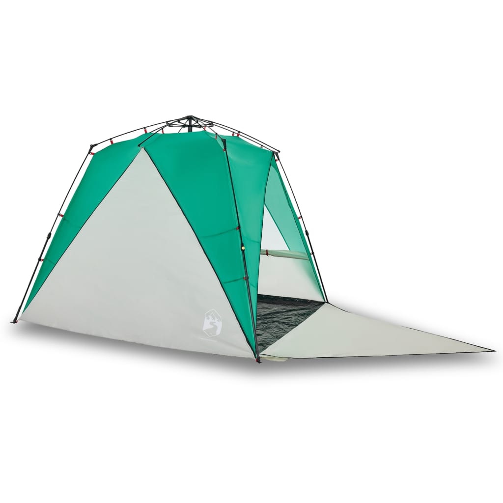strandtent 4-persoons waterdicht snelontgrendeling zeegroen is nu te koop bij PeponiXL, paradijselijk wonen!