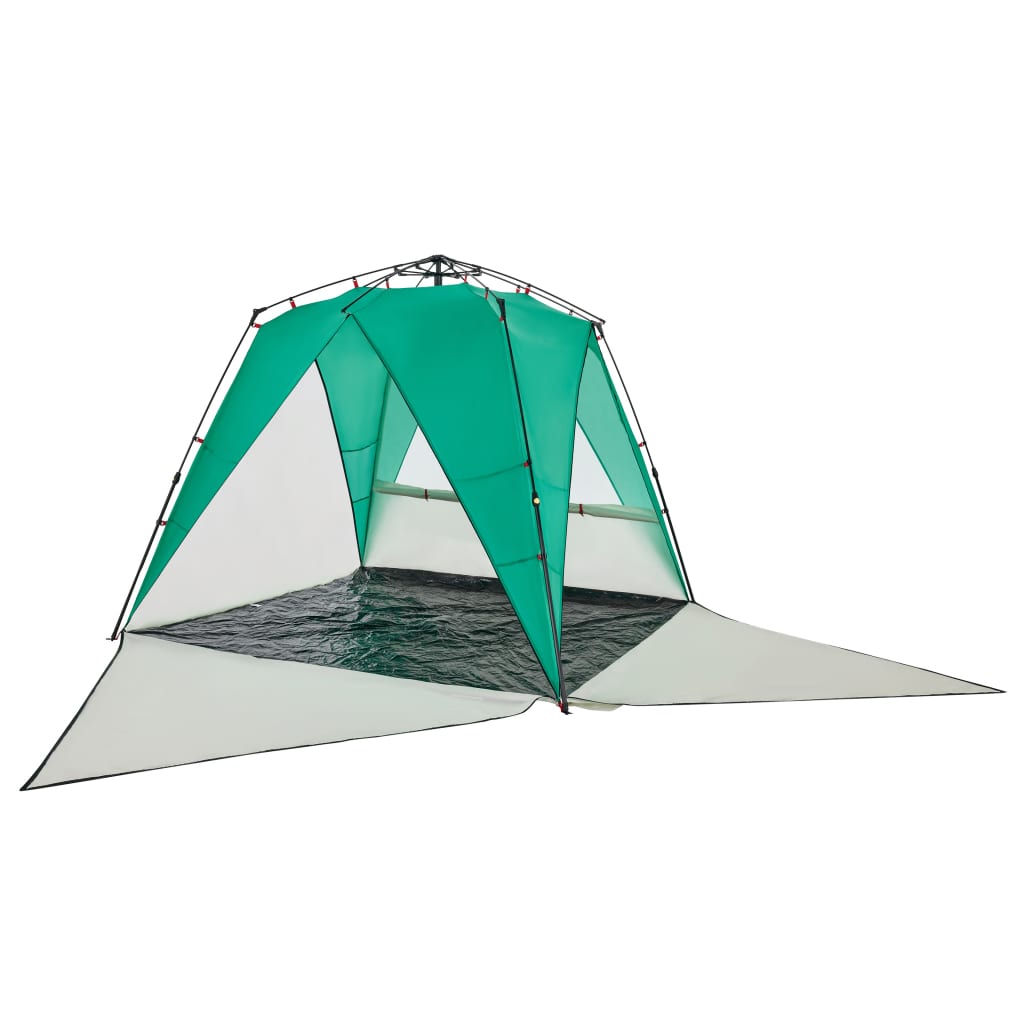strandtent 4-persoons waterdicht snelontgrendeling zeegroen is nu te koop bij PeponiXL, paradijselijk wonen!