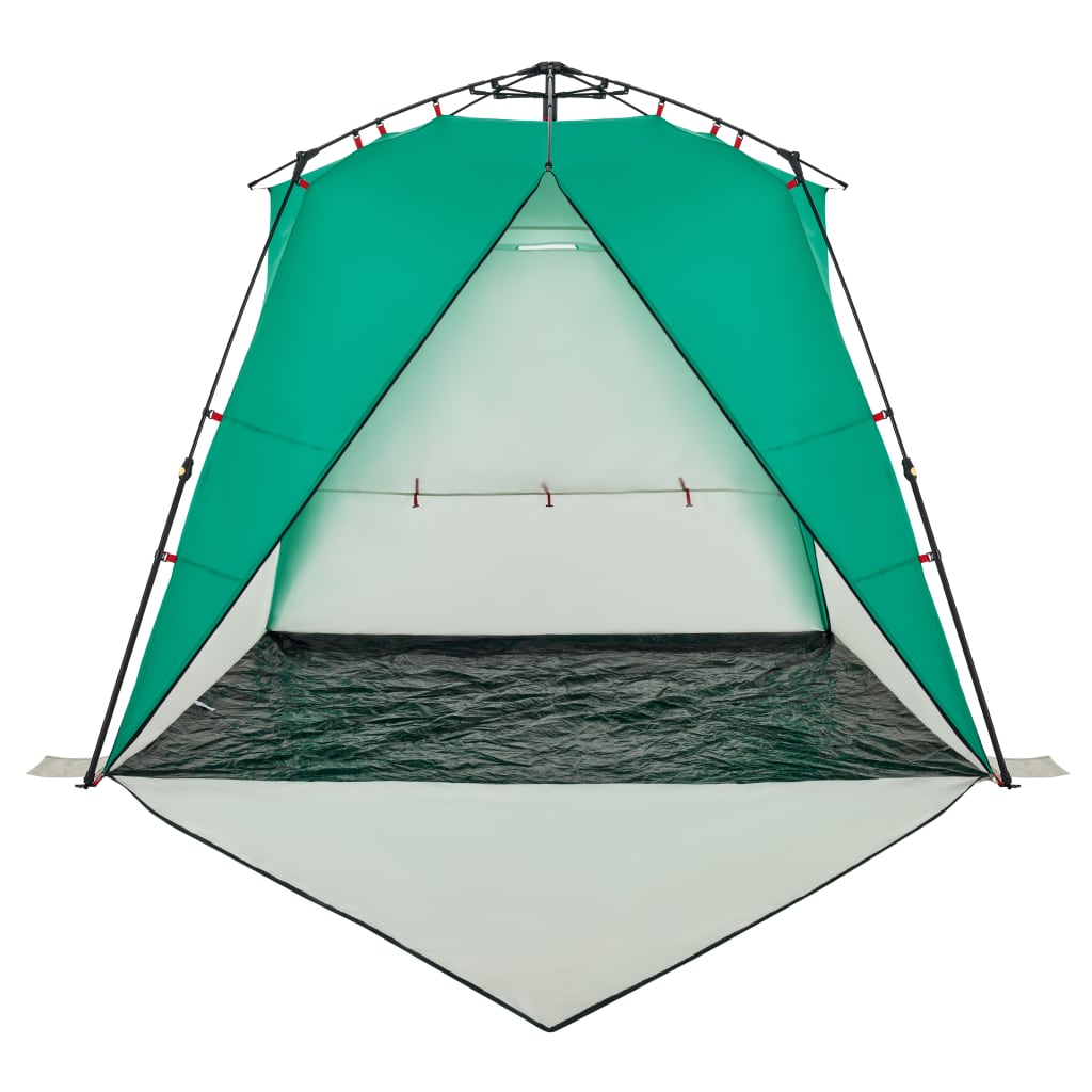 strandtent 4-persoons waterdicht snelontgrendeling zeegroen is nu te koop bij PeponiXL, paradijselijk wonen!