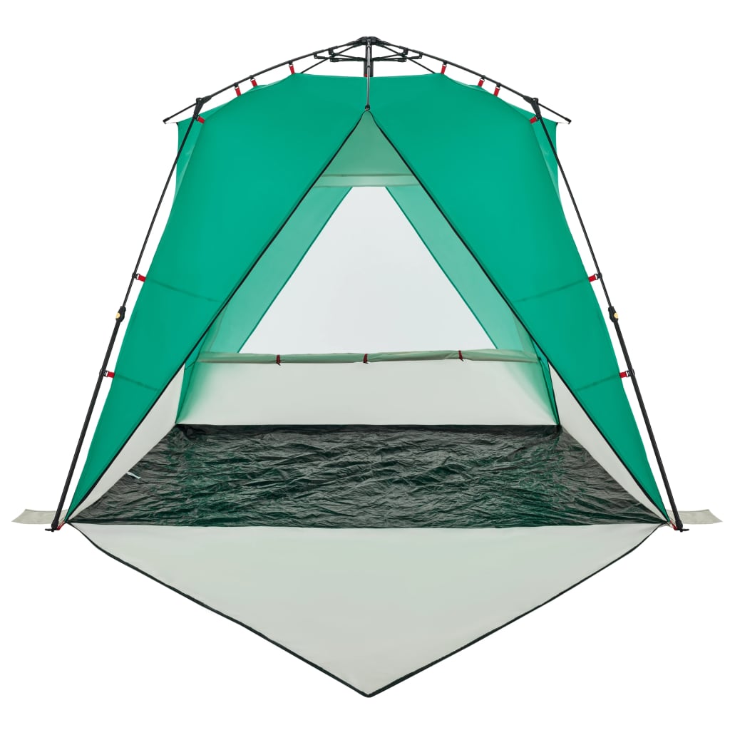 strandtent 4-persoons waterdicht snelontgrendeling zeegroen is nu te koop bij PeponiXL, paradijselijk wonen!